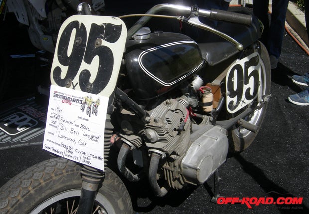 Here's what they raced before the hot two-strokes took over: a 250 Honda twin.