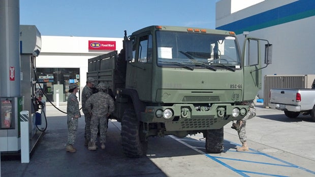 Modern military-use heavy trucks will be as available as the nearest Army Reserves parking lot (assuming all the reservists have not already driven them to their bugout spot). We suggest aligning your extraction effort with skilled American warfighters, who will already be well trained for this sort of exfiltration.