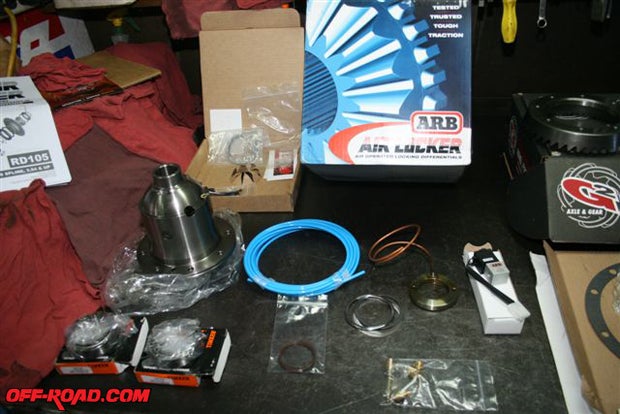 With each ARB kit is everything you or your mechanic will need for the installation.