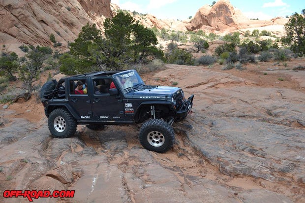 Moab was almost too easy with our Rock Krawler-clad Jeep.