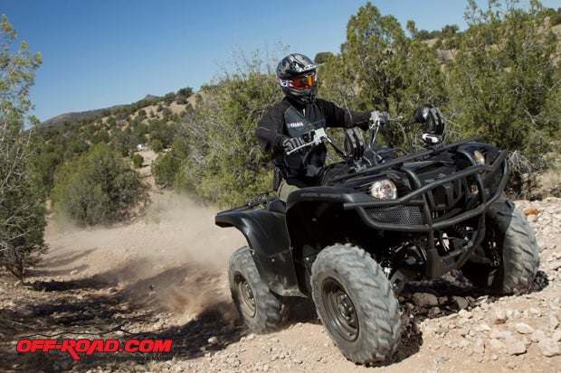 We were impressed with the sporty handling and performance of the Grizzly in spite of its utility designation. 
