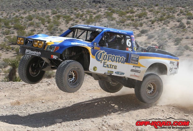 Andy McMillin earned the 2014 Mint 400 victory in a stacked field of 57 Trick Trucks. 