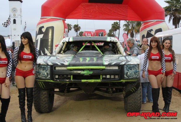 BJ Baldwin was the first across the line but had to settle for second place in Trophy Truck this time.