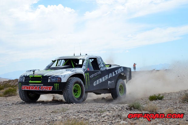 BJ Baldwin will be the seventh vehice off the line for this year's Vegas to Reno race. 