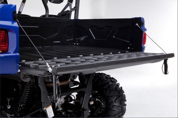 The Viking can carry a 600-pound load in its tilting cargo bed. 