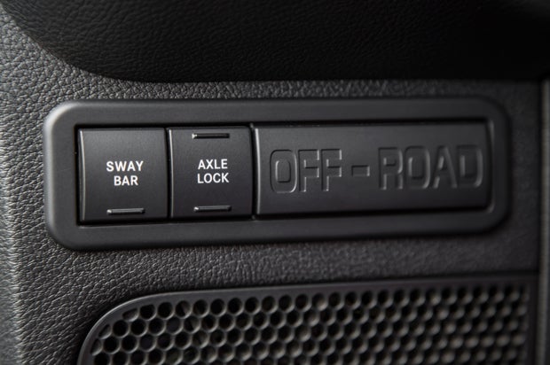 The current-generation JK Wrangler offers an electronic sway bar disconnecting system. 