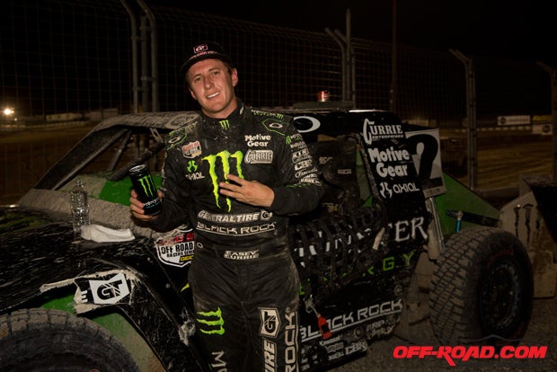 Casey Currie finished in the final podium spot on Friday night in Las Vegas, and he currently sits in 5th place in the standing with two regular season races remaining. 