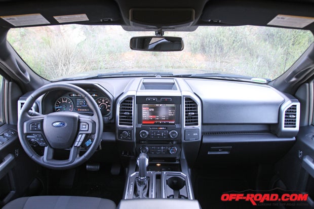 The Ford's interior features an additional 2 inches of lateral space versus the last model.