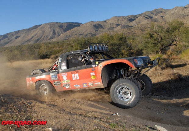 David Caspino earned the victory in Class 6 at the 2010 Baja 1000. Photo: Art Eugenio