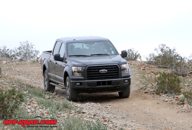 The 2015 F-150 offers a great blend of performance and great handling on the road and the trail.