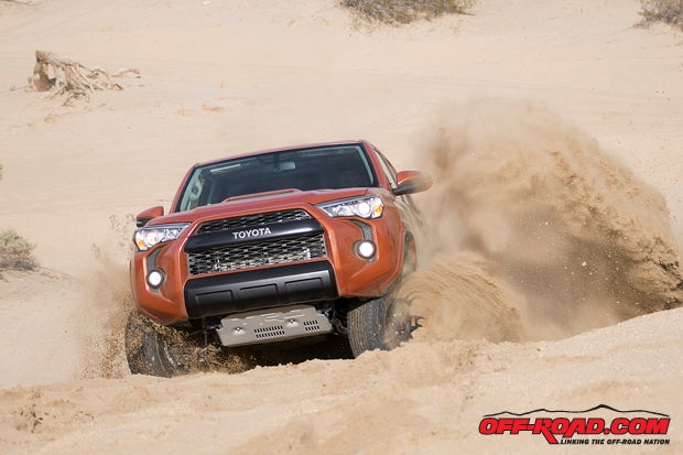 We had the chance to drive each vehicle both on and off road in the Nevada desert. 