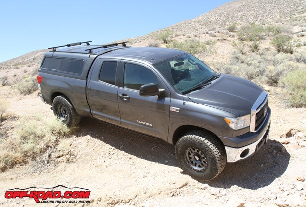 Whether aired down or at highway-level psi, our Falken Wildpeak A/T3Ws offered plenty of grip off of the highway.