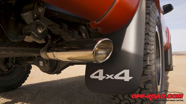 A TRD-tuned exhaust is found on the Tacoma, which offers an increase in horsepower as well as unique TRD customization.  