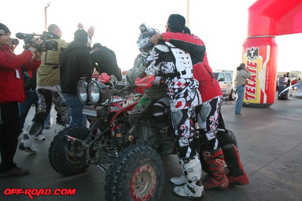 The 2a ATV earned the overall victory, giving Mexican fans another national team to celebrate at the 2010 SCORE Baja 1000. 