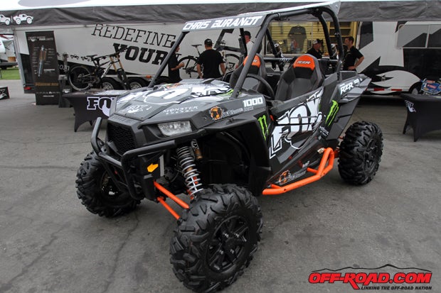 Chris Burandt may help develop shocks as a Fox pro rider on a snowmobile, but that doesnt mean he doesnt know how to have fun on dirt if this Polaris XP 1000 is any indicator.