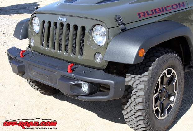 The steel front bumper features removable end caps should additional clearance be needed, but were most impressed with the bumper being fully ready to accept a winch. 