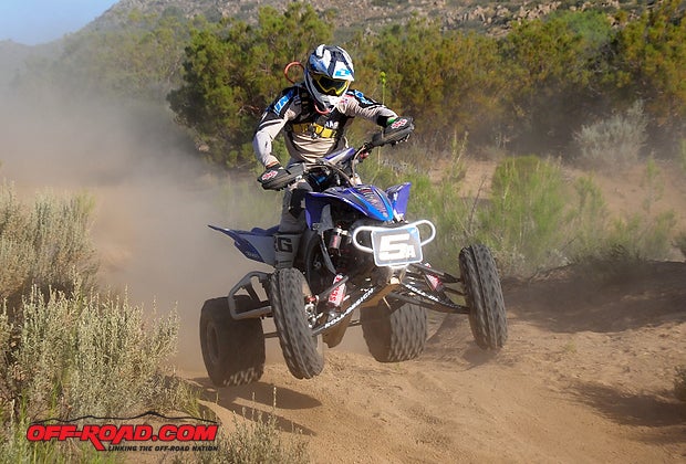 Greg Row earned the victory in the Pro ATV class. 