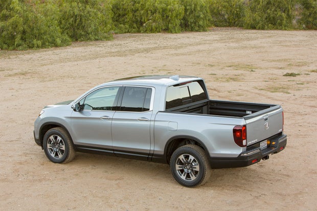 Honda says the Ridgeline will offer nearly 1600 pounds of payload capacity for the truck bed.