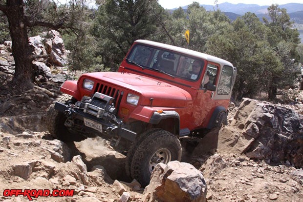 The most difficult section of the Gold Mountain trail can be conquered with careful planning and a great spotter. Lisa Markley shows us how it’s done with a Jeep.