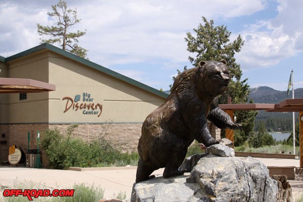 Big Bear Discovery Center—a place to find information and maps for your off-road adventures.
