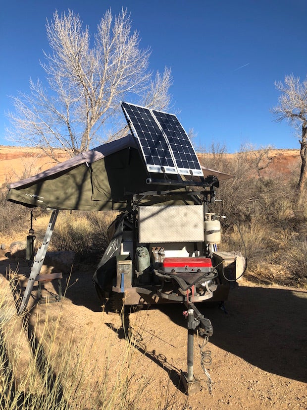 Go Power! Solar Flex 200w panels mean your trips can now be longer, and fully powered.