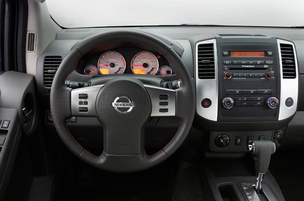 Driver's-side view of the Nissan Xterra