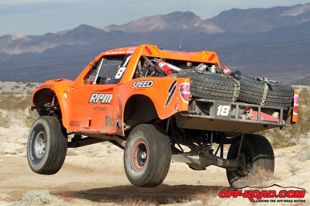 Juan Carlos Lopez leaves Laughlin with two second-place finishes in Trophy Truck. He had a solid weekend.