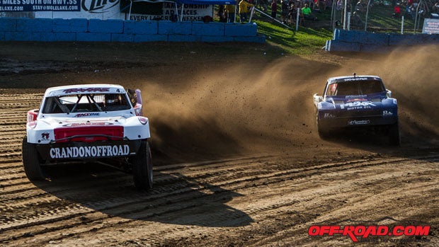 Jeff Kincaid honored his father with a victory in Pro 2WD on Saturday at Crandon. Having recently passed, Kincaid celebrated his World Championship win by honoring the man who had a great influence on his racing career.