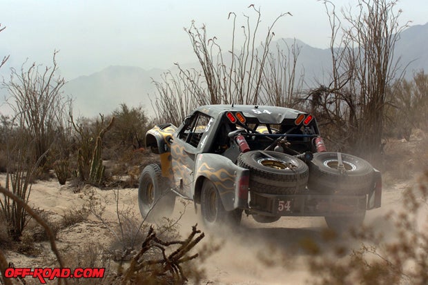 Jesse James had a solid race the SCORE San Felipe 250, finishing eighth overall and eighth in class.  