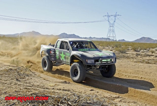 Justin Davis and Kyle LeDuc combined forces for the Vegas 250 to finish fourth in Trophy Truck.