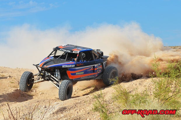 Kyle Conlon was the fastest qualifier today for the 2011 Best in the Desert Vegas to Reno off-road race. 