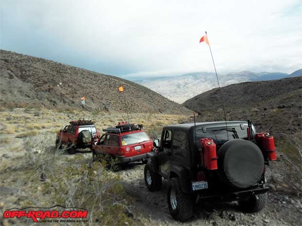 Dune flags don't need to be just for the dunes. They are great for organized trails rides as well.