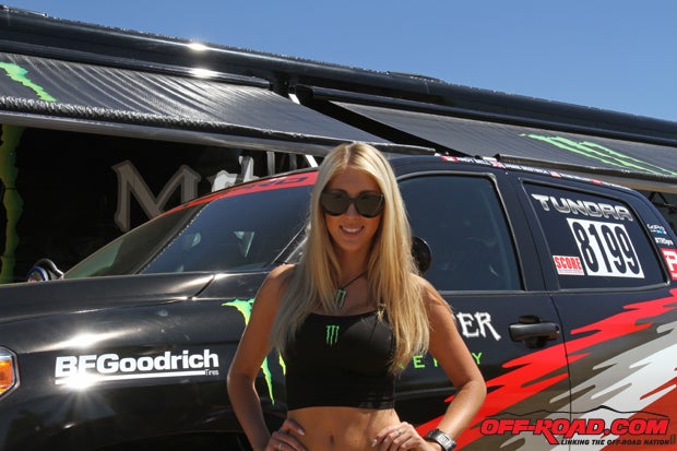 The Monster girl does not come with the truck, but shed make for a great trophy girl should the team reach La Paz.