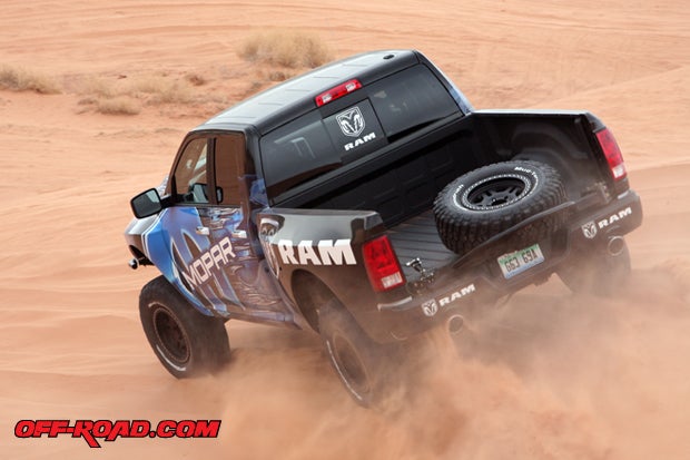 Mopar's Ram Runner is designed from experience in off-road desert racing. 