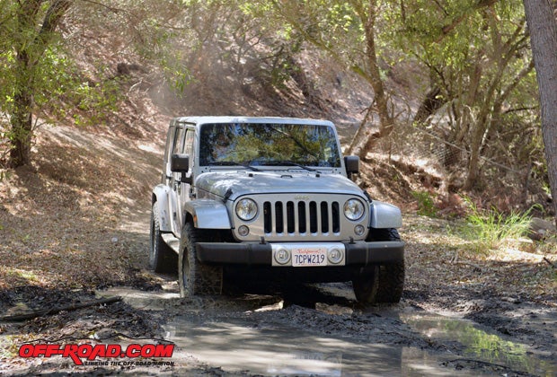 Nitto had a well-rounded course for us to test the tires on, including hills, rocky slopes and even a mud hole.