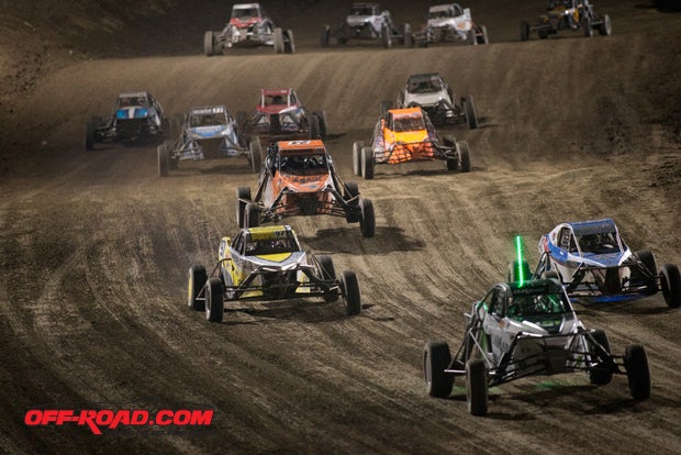 Chad George swept the full field of Pro Buggy racers both nights at the Lake Elsinore Motorsports Park. 