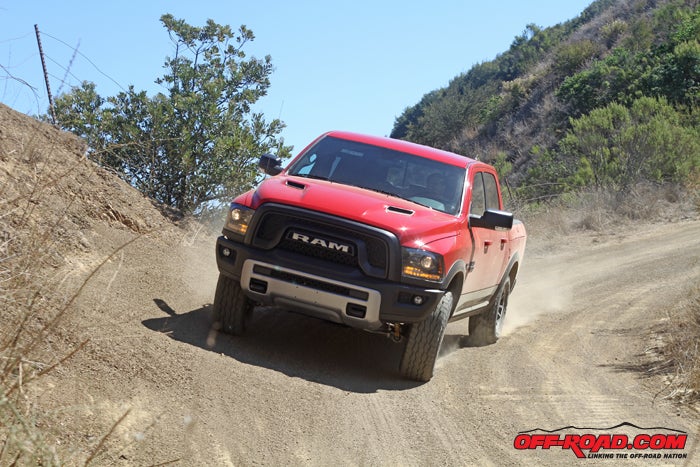 The Ram Rebel provides an additional 1 inch of lift thanks to its air suspension system.