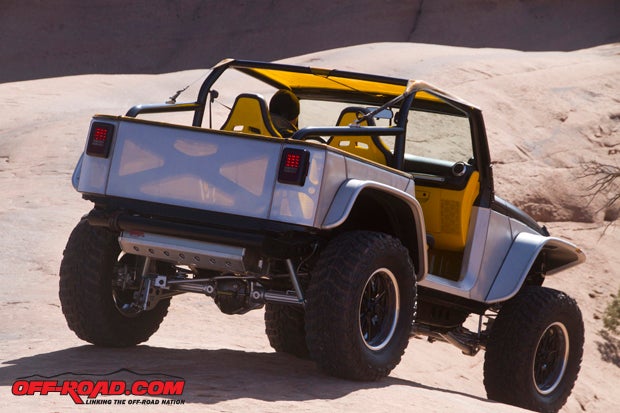 No lift needed with the 1100-pound weight reduction. 