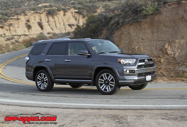 We expected to experience a bit more body roll from the body-on-frame design of the 4Runner, but we were pleasantly surprised about its smooth on-road manners. 