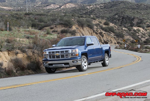 The Silverado offers a smooth ride on the highway and cruising around town. 