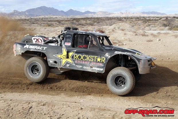 Rob MacCachren earned the victory today at Laughlin, rebounding from his ninth-place finish on Saturday. 