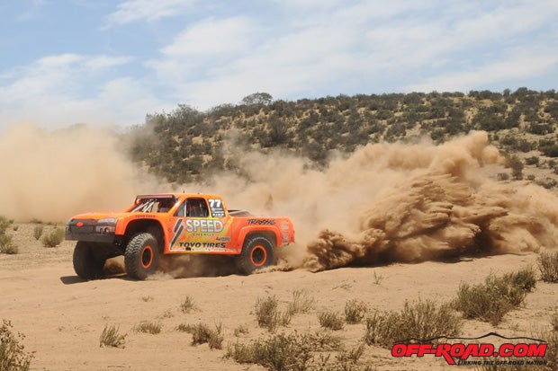 Robby Gordon earned clean air off the starting line for the 47th Bud Light SCORE Baja 500.