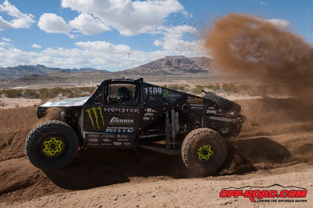 Shannon Campbell sits in the 30th spot out of the 77 unlimited trucks and buggies who qualified for this year's Mint 400.