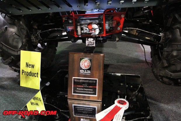 Skyjacker Suspension's new RZR Rear Winch Mount earned Runner-up honors for best new Powersports Product. 