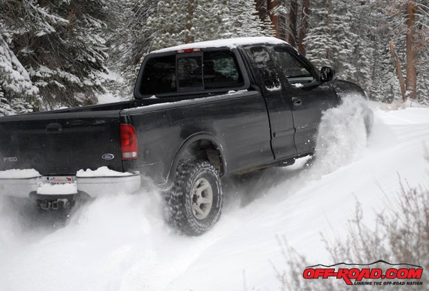 The STT PRO provides great traction in snow as well.