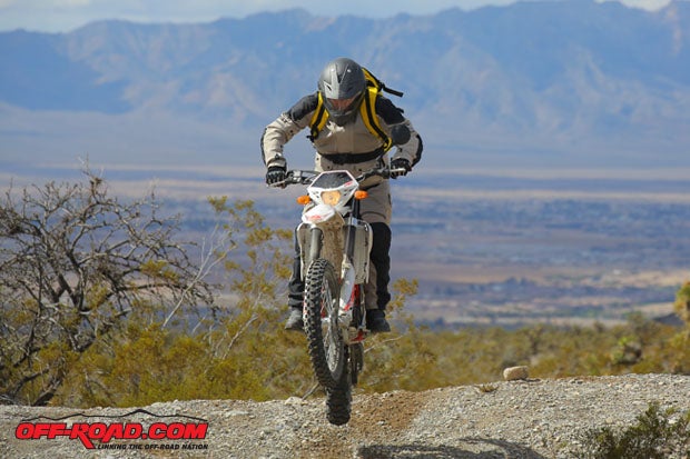 The southern Nevada desert is breathtakingly beautiful year-round, but add some moisture to its parched soil and the riding conditions are nothing short of epic!
