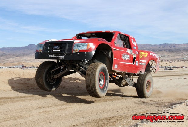 Steve Strobel took fourth place in the Trophy Truck class. 