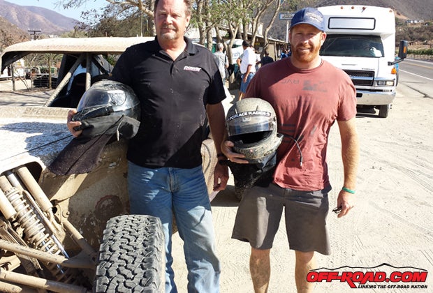 My co-driver Stuart Bourdon (left) and I had two days of adventure on the new KO2s while in Baja. Splitting time driving, we tackled about every terrain imaginable other than snow, and we both walked away very impressed with the tire. 