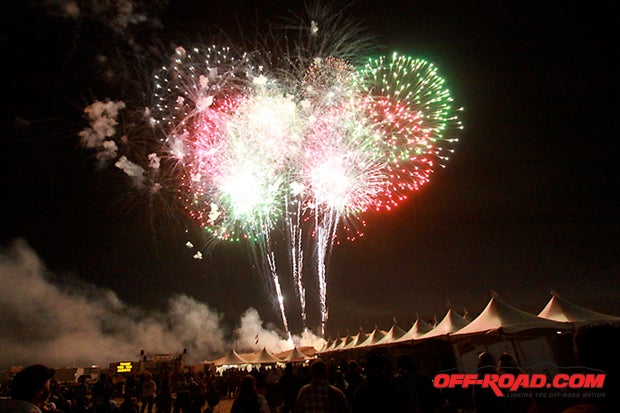 Fireworks after the TDS Raffle (Photo by Jaime Hernandez)