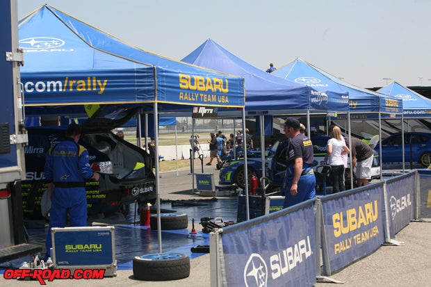 Subaru Rally Team USA was making final preparations for X Games 17. 